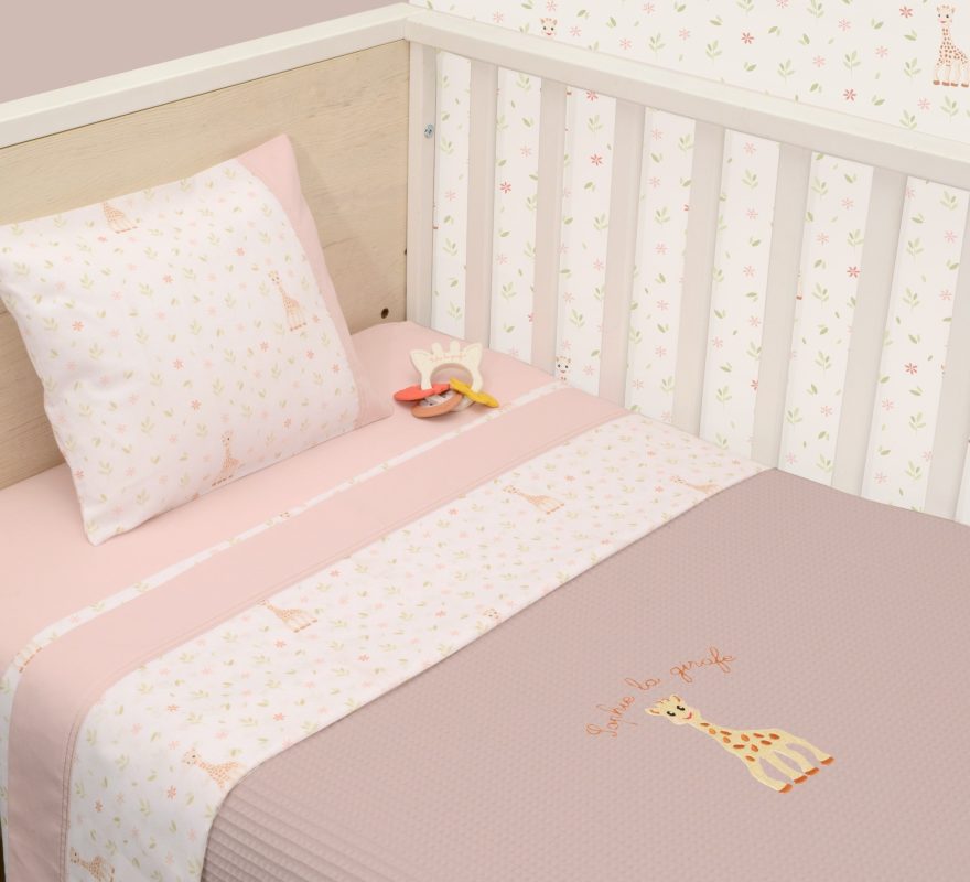 Κουβέρτα Πικέ Αγκαλιάς 75x95cm Design 502 Sophie La Girafe